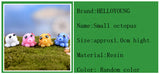 XBJ113 Mini 8pcs Small octopus decoration supplies moss micro landscape deco  Garden deco Creative handicrafts