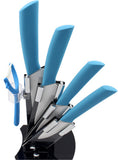 brand high quality kitchen knife ceramic knife set 3" 4" 5" 6" inch + peeler + Transparent Acrylic Stand kitchen