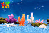 2pcs/lot simulation resin coral aquarium fish tank fish turtle small ornaments mini gift decoration starfish DIY ornaments