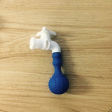 CJ162 Creative 1pc Silicone Water Tap Faucet Shape Tea Infuser Puer Tea Strainer Herbal Spice Filter Flower Tea Bag