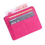 Fashion Women Lichee Pattern Bank Card Package Coin Bag Card Holder Travel Leather Men Wallets Women Credit Card Holder Cover
