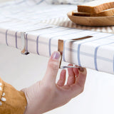 6PCS Stainless Steel Tablecloth Clamps Wedding Promenade Table Cover Holder Clip Promenade/Round Board Stable Clips