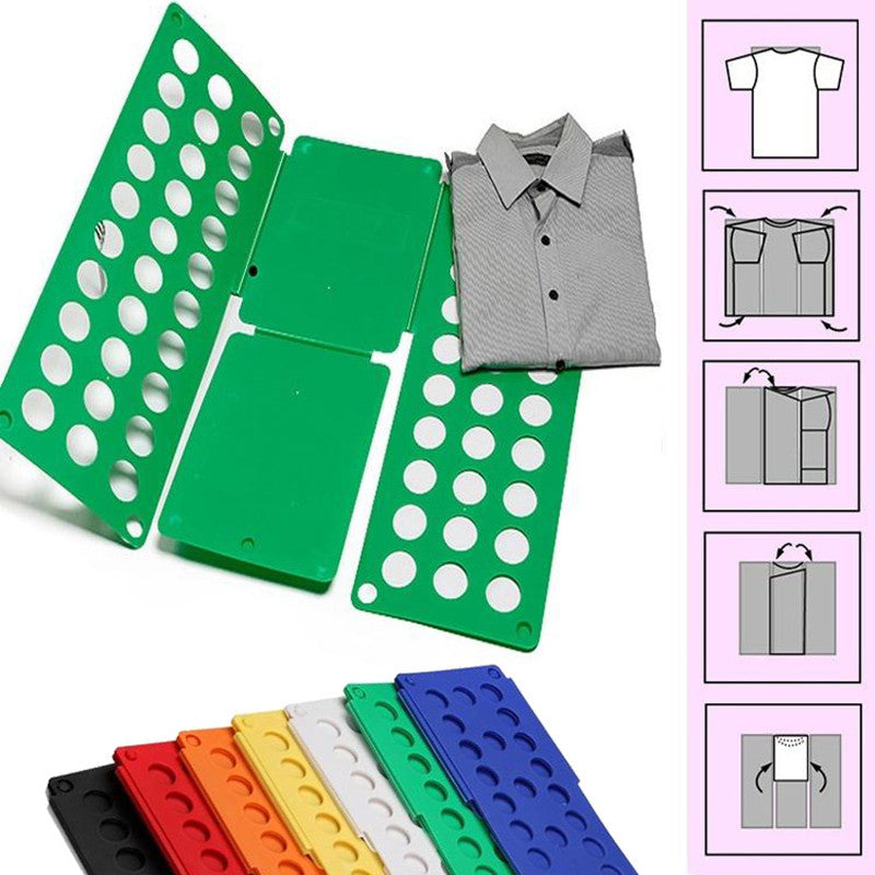 Quality Adult Magic Clothes Folder T Shirts Jumpers Organiser Fold Save Time Quick Clothes Folding Board Clothes Holder 3 Size Secondary image