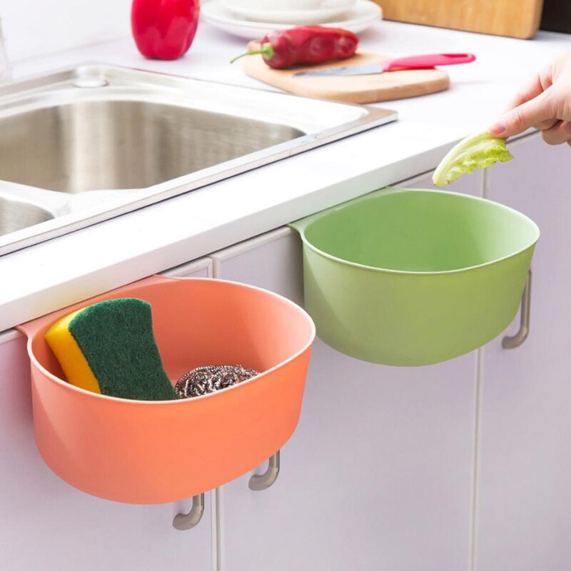 Kitchen Cabinet Door Hanging Large Trash Can Multifunctional Household Waste Bin Desktop Storage Barrel Trash Can Storage Holder Secondary image