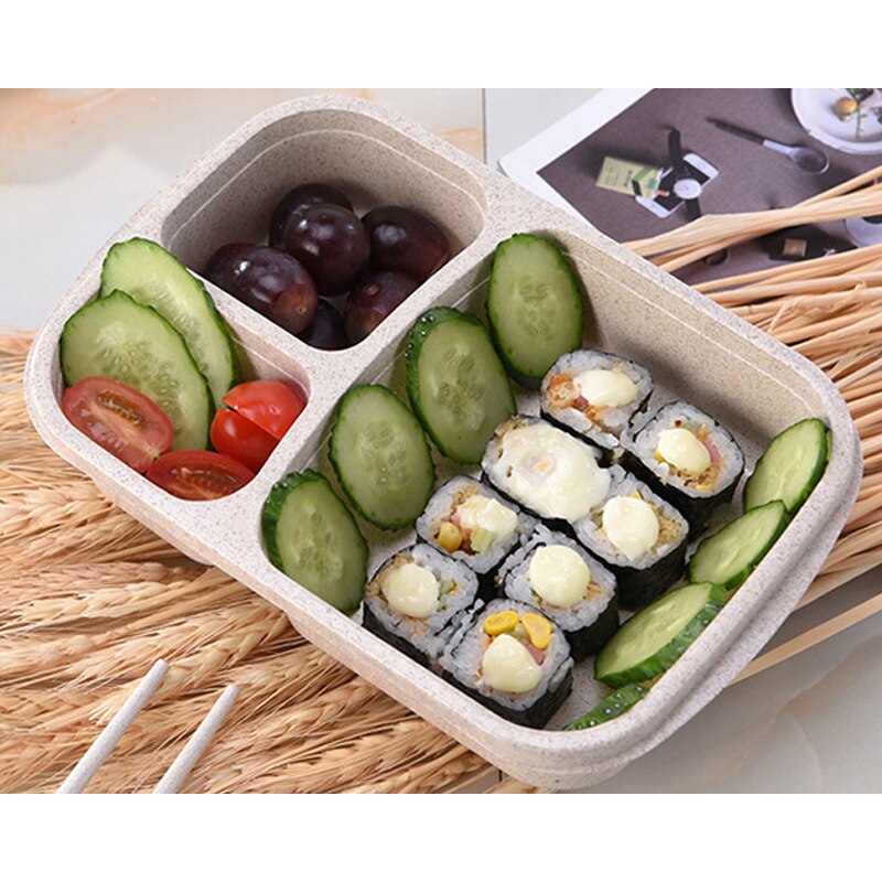 New Natural Material Lunch Bento Box Food Heated Thermos Container For Children Adults Kid Kitchen Dining Tools Main image