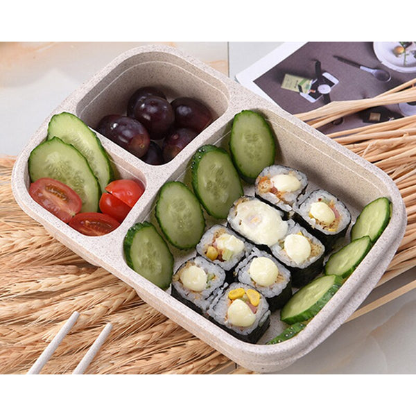 New Natural Material Lunch Bento Box Food Heated Thermos Container For Children Adults Kid Kitchen Dining Tools