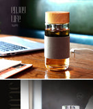 Glass tea water Bottle With Stainless Steel 304 Tea leaks Filter Bottle For Water teaTumbler My drink Car travel bottles