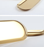 New Colorful Metal Storage Tray Gold Oval Dotted Fruit Plate Small Items Jewelry Display Tray Mirror
