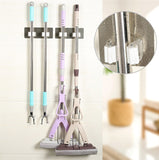 Wall Housekeeper Wall Mounted Mop Organizer Holder PP+PVC Brush Broom Hanger Storage Rack Kitchen Tool Dropshipping
