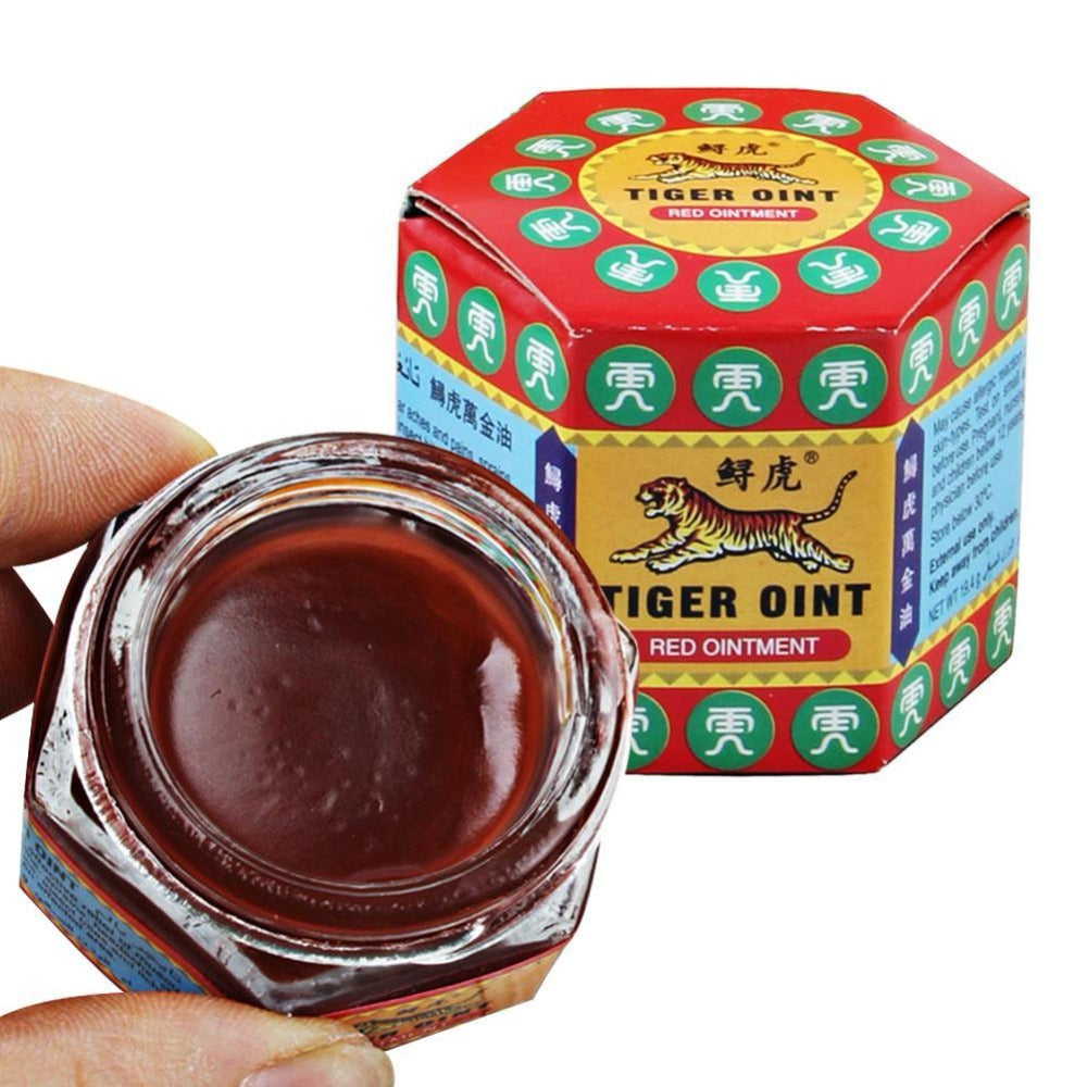 Red Tiger Ointment Balm Arthritis Joint Pain Body Massage Patches Pain Relief Plaster Ointment Headache Dizziness Essential