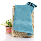 HELLOYOUNG Solid Color 130g Soft Cotton Face Towel For Adults Thick Bathroom Super Absorbent Towel 34x74cm
