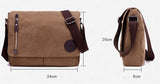 Canvas Leather Crossbody Bag Men Military Army Vintage Bags Shoulder Bag Casual Travel school Bags For Teenagers sac a dos bolsa