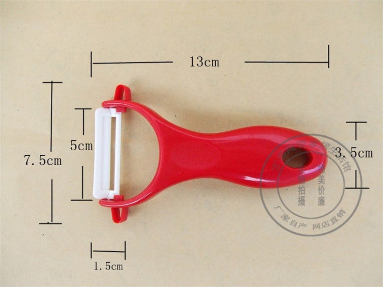 New arrival guaranteed 100% Ceramic kitchen tools for gift, fruit knife with peeler,2 in 1 color box packing