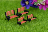 XBJ041 Park bench 1 pc child seat recliner moss micro landscape ornaments and more meat and more meat jewelry Creative Decorat