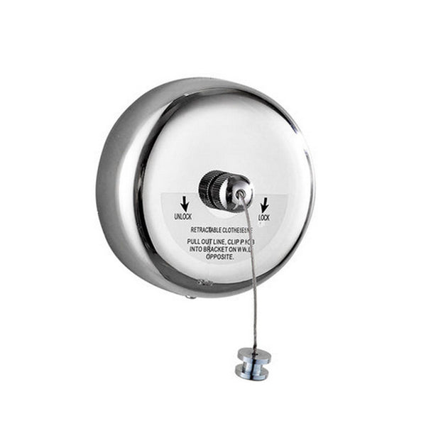 Portable Stainless Steel Retractable Clothesline Indoor Outdoor Laundry Hanger Clothes Dryer Organiser Clothes Drying Rack Rope