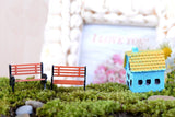 XBJ041 Park bench 1 pc child seat recliner moss micro landscape ornaments and more meat and more meat jewelry Creative Decorat