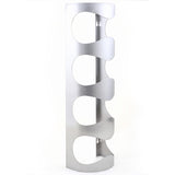 1PC 3 or 4 Hole Stainless Steel Wall Mounted Wine Holder Rack Household Wine Bottle Holder For Homeuse With Screws