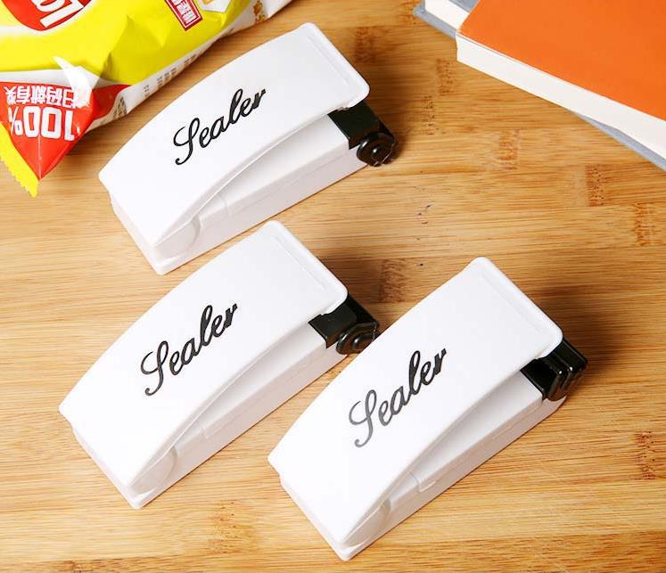Mini Handle Bag Sealer Electronic Home Heat Sealing Machine Vacuum Impulse Sealer Seal Packing Plastic Bag Clips Kitchen Tools Secondary image