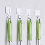 6PCS Strong Adhesive Hook Wall Door Sticky Hanger Holder Kitchen Bathroom White hangers for clothes