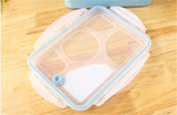CJ011 Bento Box Tableware Suit Oven lunchbox Microwave Dinnerware Sets Food Container Large Meal Box Five plus a separation