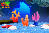 2pcs/lot simulation resin coral aquarium fish tank fish turtle small ornaments mini gift decoration starfish DIY ornaments