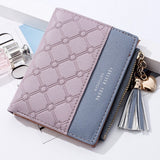Tassels Zipper&Hasp Women Wallet For Coin Card Cash Invoice Fashion Lady Wallets Small Purse Short Solid Female Clutch Carteras