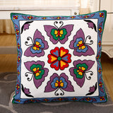 BZ131 Luxury Cushion Cover Pillow Case Home Textiles supplies Lumbar Pillow Peacock butterfly embroidery pillows chair seat