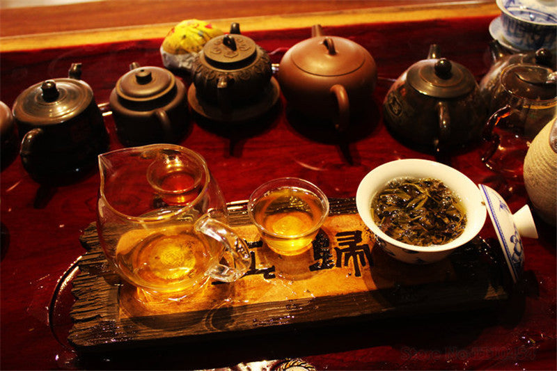 TemuTea Wholesale HelloYoung Puerh tea raw puer tea Bingdaowang Tea sheng puer Tea 100g Tea