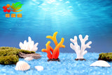 2pcs/lot simulation resin coral aquarium fish tank fish turtle small ornaments mini gift decoration starfish DIY ornaments