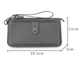 Women's Purse High Quality PU Leather Women's Wallet Zipper Bag Vintage Female Wallet Purse Fashion Card Holder Phone Bag