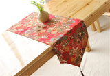 BZ393 Japanese elegant linen table runner wind retro coffee table restaurant decoration flag