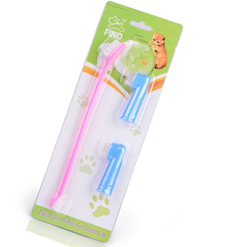 Dog Toothbrush Cleaning Teeth Puppy Dog Finger Toothbrush Dental Care Grooming For Dog Pet Accessories pet cleaning supplies