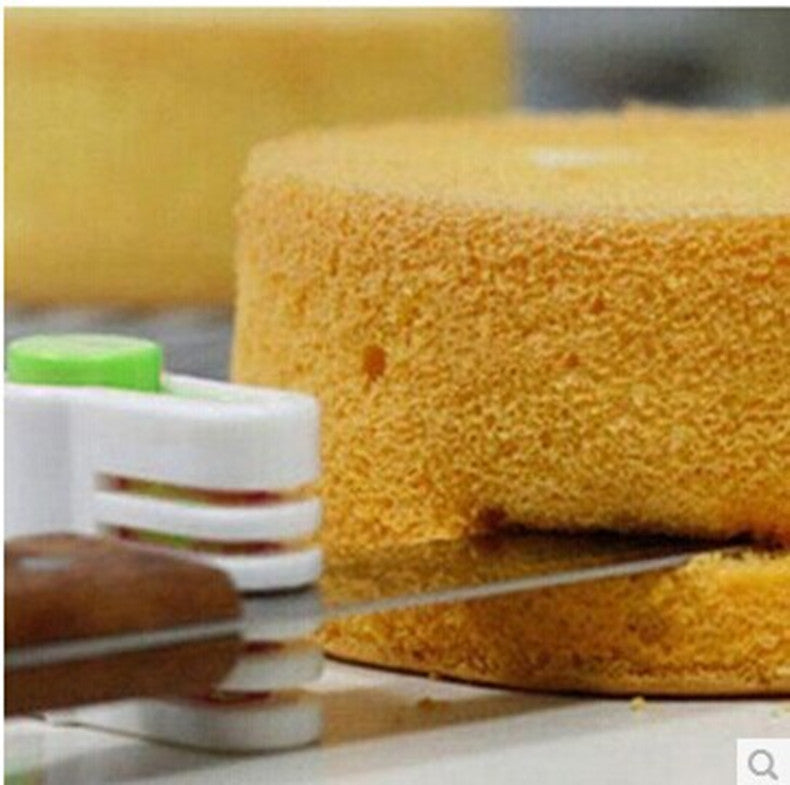 New Food-grade Plastic DIY Cake Bread Cutter Leveler Slicer Cutting Fixator Kitchen Accessoires Tool 5 Layers No Blade