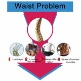 Tcare Adjustable Waist Tourmaline Self heating Magnetic Therapy Back Waist Support Belt Lumbar Brace Massage Band Health Care