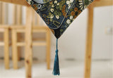 BZ393 Japanese elegant linen table runner wind retro coffee table restaurant decoration flag