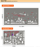 Creative Snowflakes Christmas Wall Stickers Home Decorative Waterproof Wallpapers