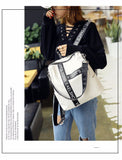 Backpack Female  New Korean Wild School Wind Student Bag Casual Color Letter Backpack Travel Bag