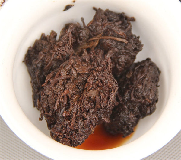 TemuTea Chinese Pu-erh tea Old Chen tea 200g cooked pure Tuo green food healthy Shu tea