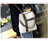 Backpack Female  New Korean Wild School Wind Student Bag Casual Color Letter Backpack Travel Bag
