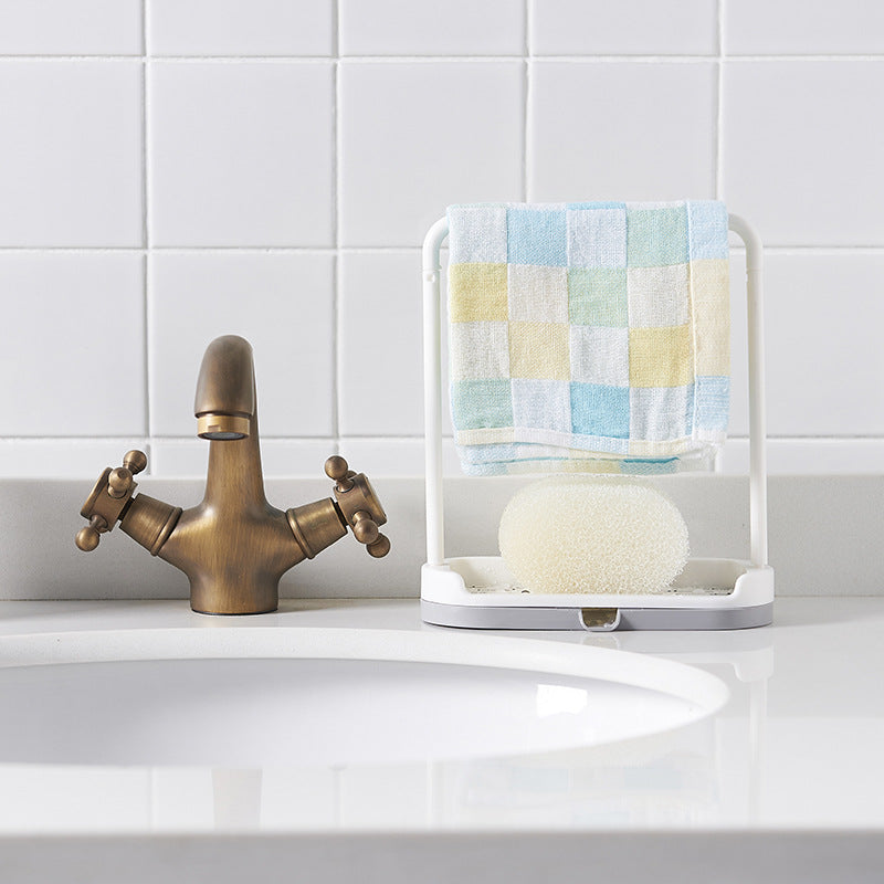 Kitchen Countertops Storage Racks Dust Sheets Dish Drain Shelfs Free Punch Towels Cloth Sheets Rag Racks