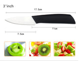 Brand top quality Christmas present Zirconia Ceramic Knife set 3" 4" 5" 6" inch+ Peeler+Covers fruit knife set