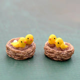 XBJ086 Mini 4pcs Oriole bird Bottle decoration supplies moss micro landscape deco  Garden deco Creative handicrafts