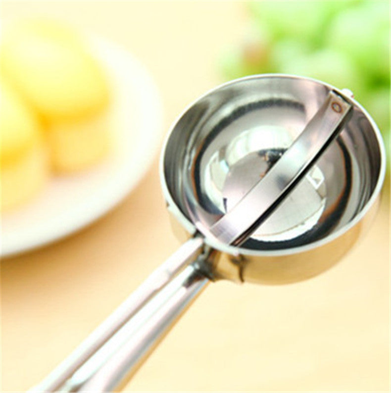 Ice Cream Spoon Useful Stainless steel Ice Cream Scoop Cookies Dough Disher Spoon Potato Masher Watermelon Spoon