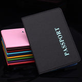 1PCS Travel Passport Holder Card Cover on the Case for Women's Men Adventure porta passaporte pasport paspoort