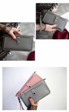 Women's Purse High Quality PU Leather Women's Wallet Zipper Bag Vintage Female Wallet Purse Fashion Card Holder Phone Bag