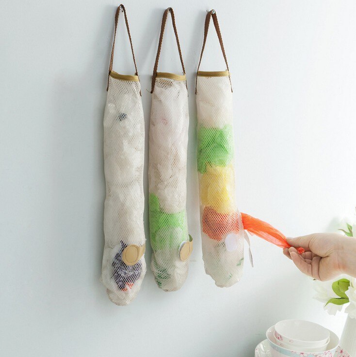 Creative Vegetable Onion Potato Storage Hanging Bag Hollow Breathable Mesh Bag Kitchen Garlic Ginger Mesh Storage Bag Main image