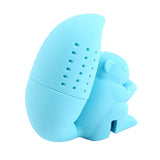 CJ048 High Quality Cute Squirrel Tea Strainer Silicone loose-leaf Tea Infuser Filter Diffuser Fun Tea Accessories