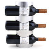 1PC 3 or 4 Hole Stainless Steel Wall Mounted Wine Holder Rack Household Wine Bottle Holder For Homeuse With Screws