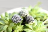 XBJ057 Miniature Hedgepig Set of 3pcs  Resin Hedgehog Figurine Garden Flower Pot Home Decoration