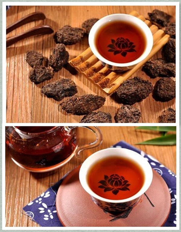 TemuTea Black Natural Flavor Puerh Tea Pu'erh Yunnan Puer tea Mini Tuocha Green slimming